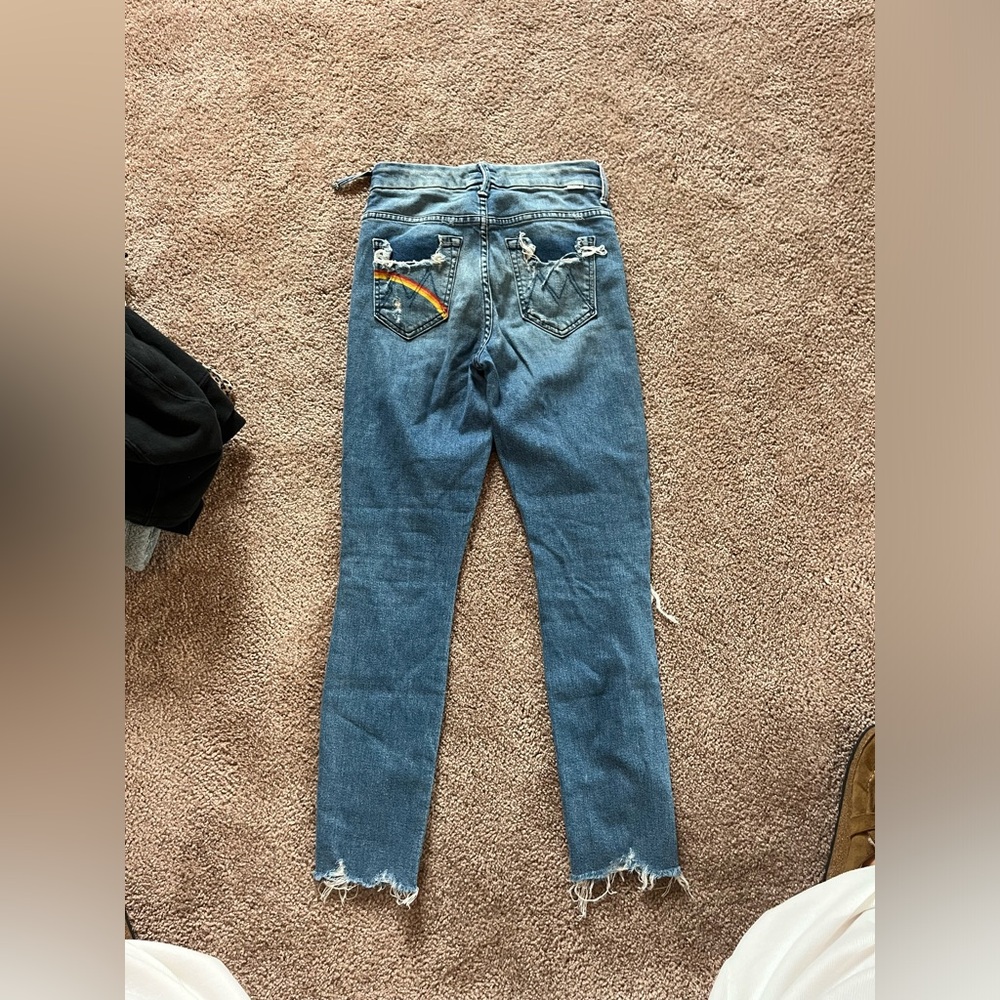 MOTHER HW looker Rainbow Jeans